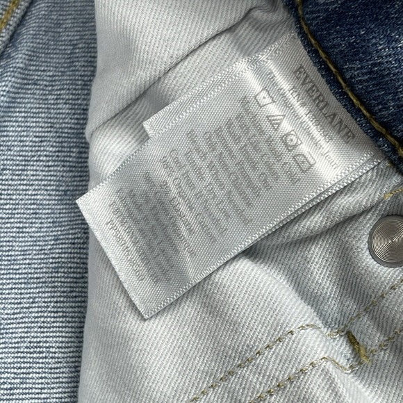 Everlane Jeans Womens 27 Blue Original Cheeky High Rise Straight Leg Casual Pant - Picture 12 of 16